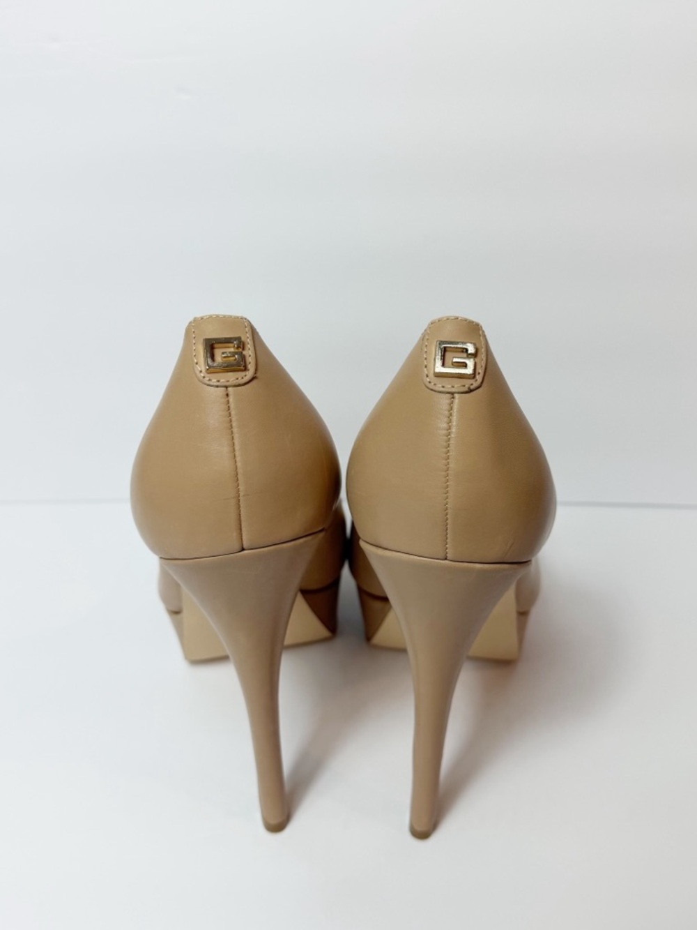 Guess Gwcador Nude Heels Size 10 Women Pumps - Picture 4 of 8